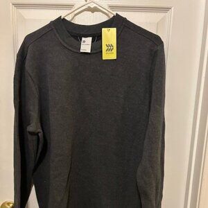 All in Motion Men Black Sweater Crew Size L